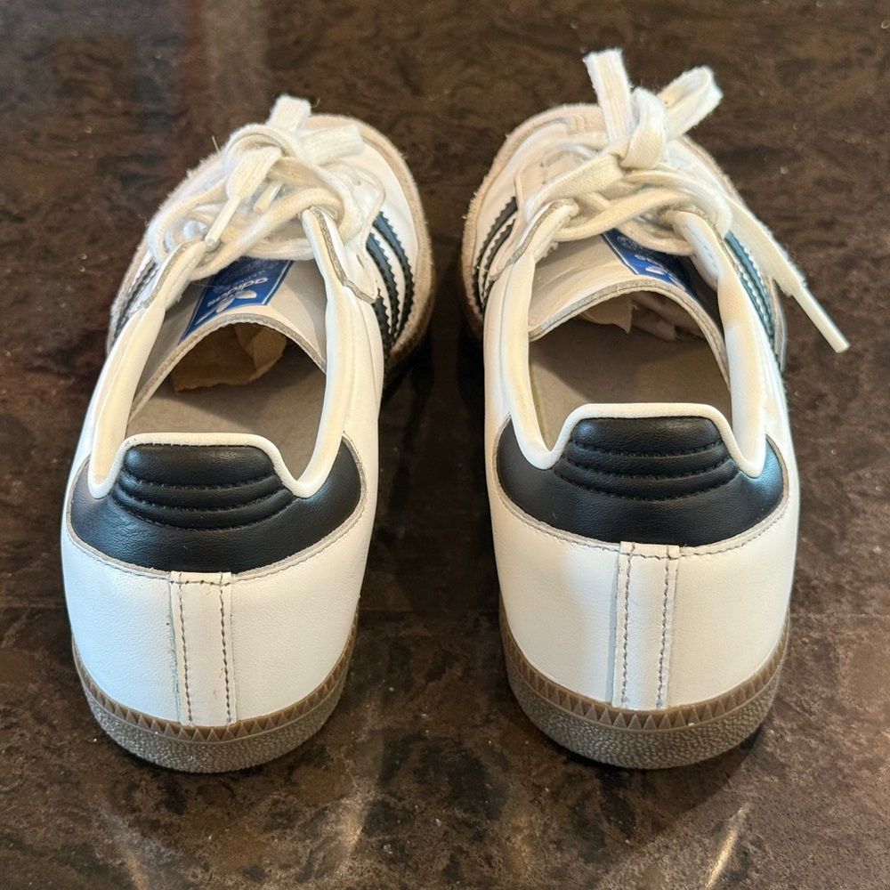 Adidas OG Sambas black white sneakers 7.5 - Picture 4 of 8